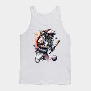 Baseball Astronaut #3 Tank Top